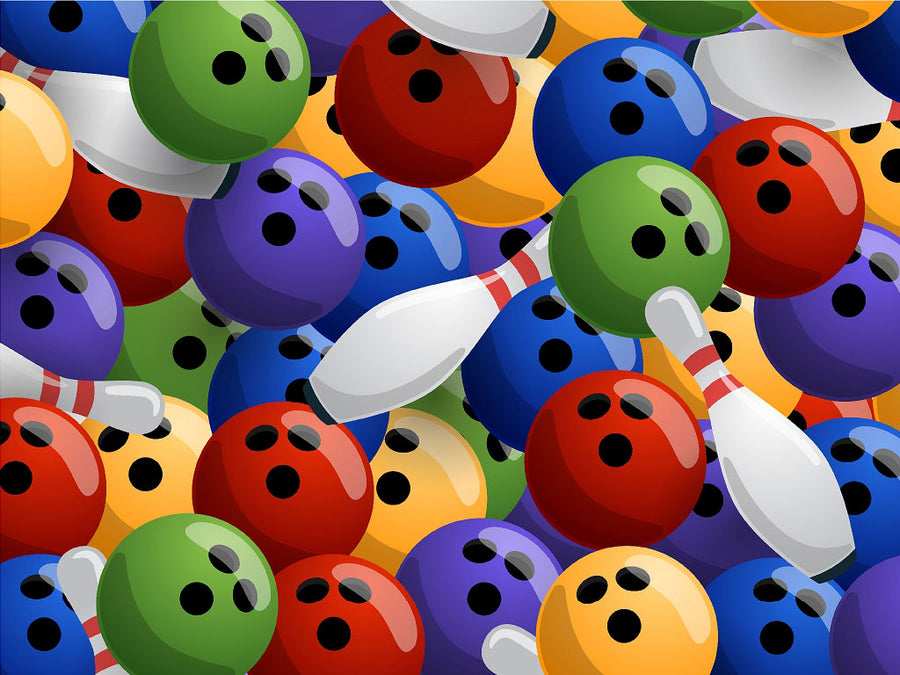 Bowling Practice Sport Vinyl Wrap Pattern~Rwraps Series 914 Digitally Printed Vinyl Wrap~0