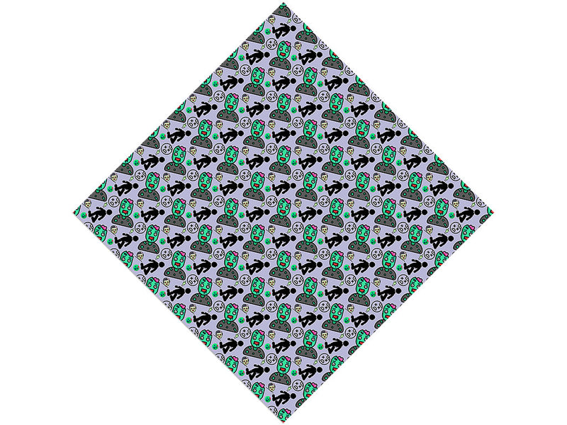 Brain Dead Zombie Vinyl Wrap Pattern