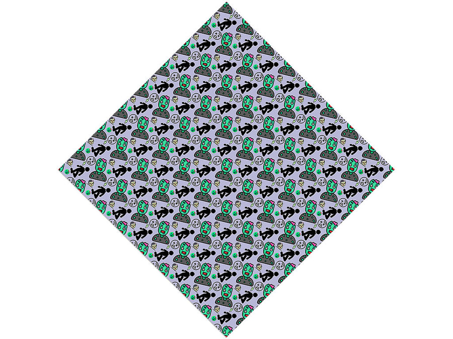 Brain Dead Zombie Vinyl Wrap Pattern