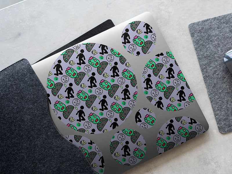 brain dead horror DIY Laptop Stickers