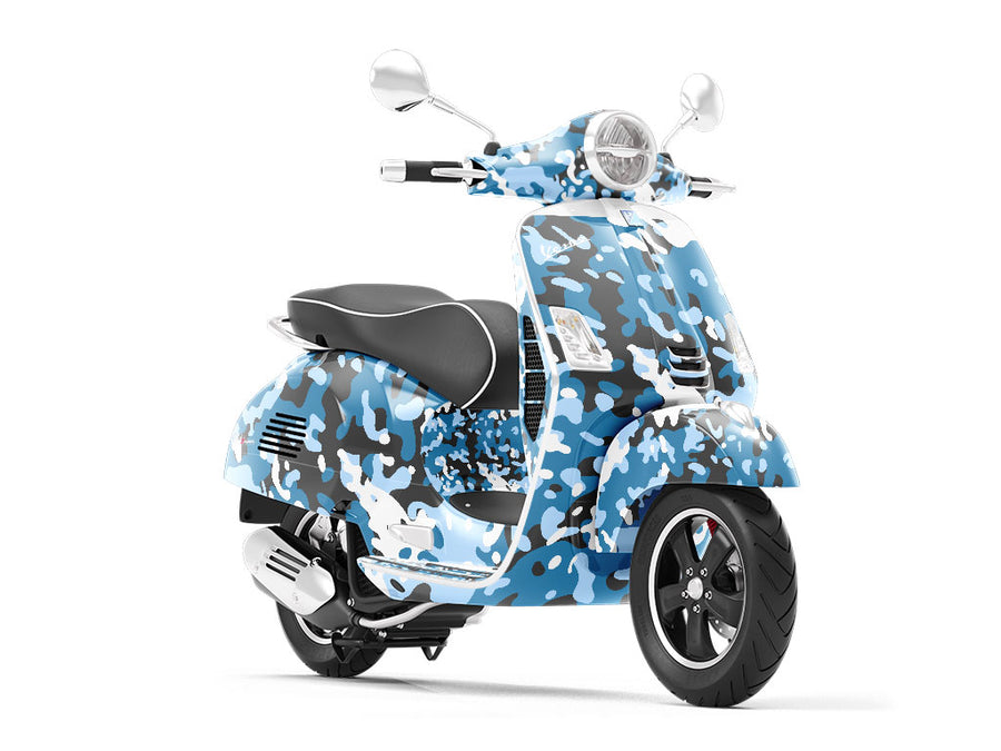 Brandeis Multicam Camouflage Vespa Scooter Wrap Film
