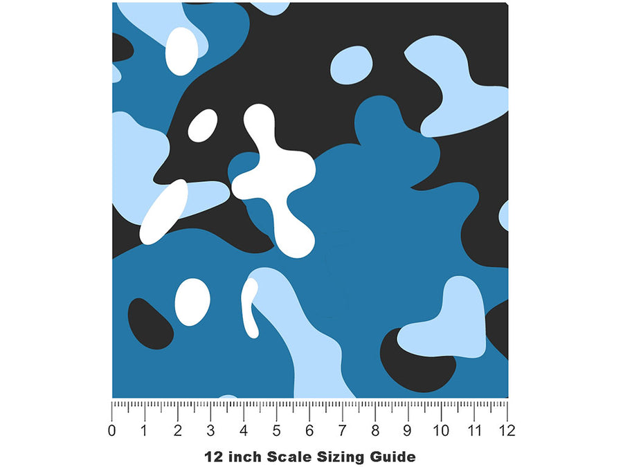 Brandeis Multicam Camouflage Vinyl Film Pattern Size 12 inch Scale~Rwraps Brandeis Multicam Camouflage Sizing Chart~3