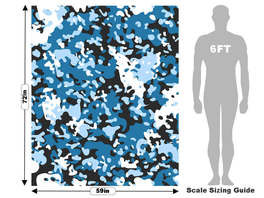 Brandeis Multicam Camouflage Vehicle Wrap Scale~Rwraps Series 914 Brandeis Multicam Camouflage Measurements~2