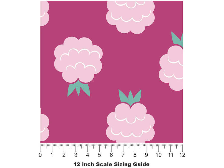 Brandywine Quench Fruit Vinyl Film Pattern Size 12 inch Scale~Rwraps Brandywine Quench Fruit Sizing Chart~2