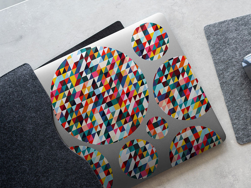 brash hodgepodge mosaic DIY Laptop Stickers