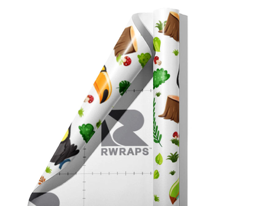 Brazilian Jungle Birds Wrap Film Sheets~Rwraps Series 914 Brazilian Jungle Birds Scrolled Sheet~3