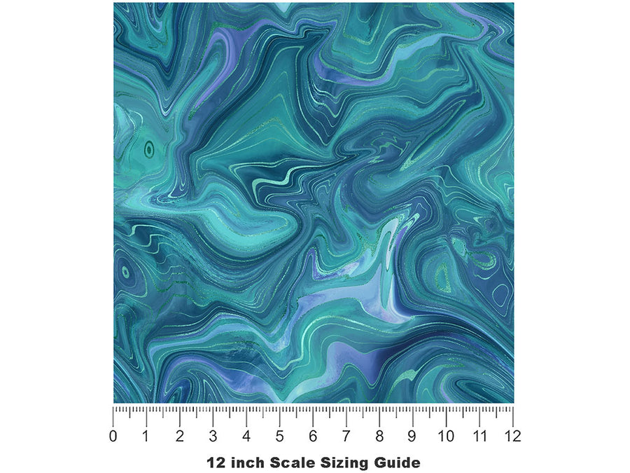 Brazilian Parure Gemstone Vinyl Film Pattern Size 12 inch Scale~Rwraps Brazilian Parure Gemstone Sizing Chart~2