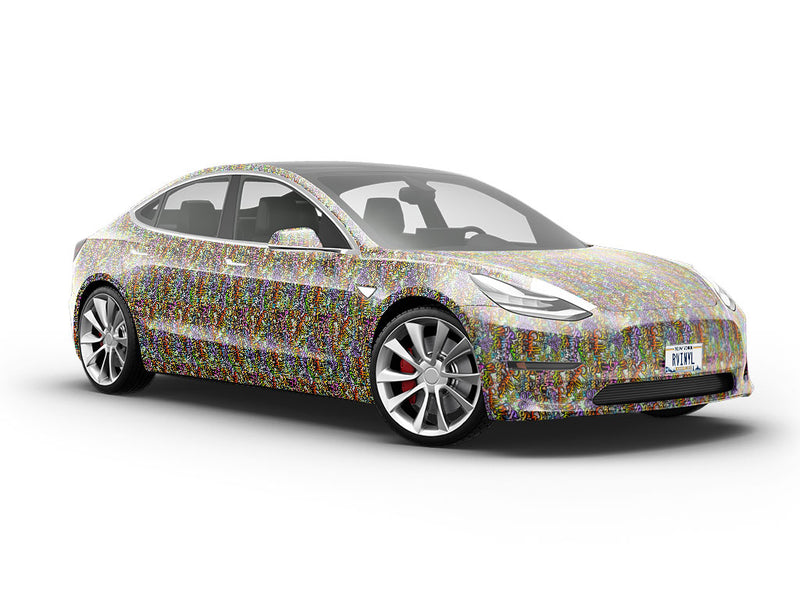 Break Dance Sticker Bomb Vehicle Vinyl Wrap