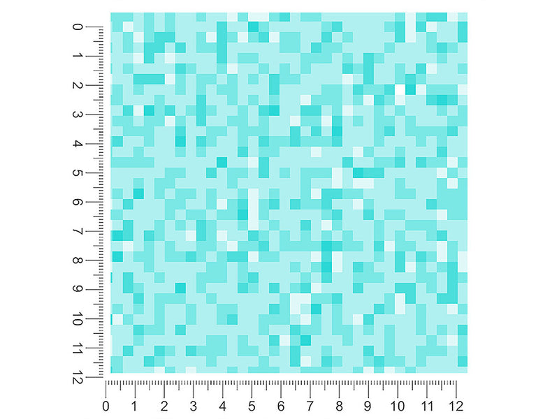 breakfast at tiffany pixel 1ft x 1ft Craft Sheets