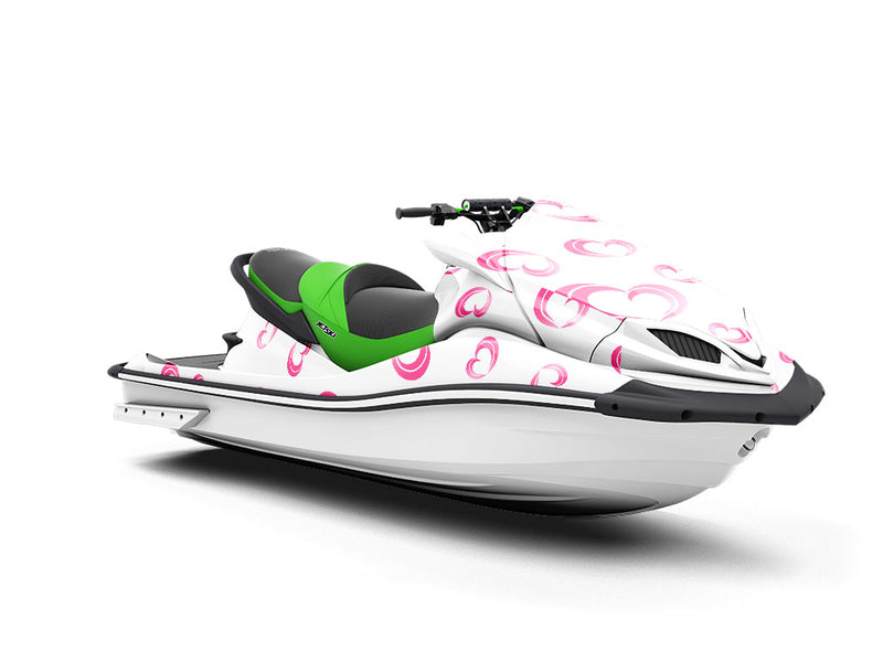 Breezy Romance Heart Jet Ski Vinyl Customized Wrap