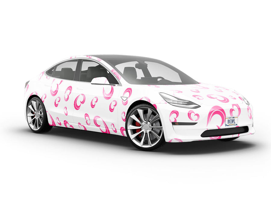 Breezy Romance Heart Vehicle Vinyl Wrap