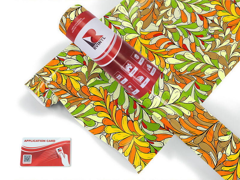 briar moss floral Craft Vinyl Roll