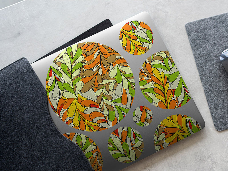briar moss floral DIY Laptop Stickers