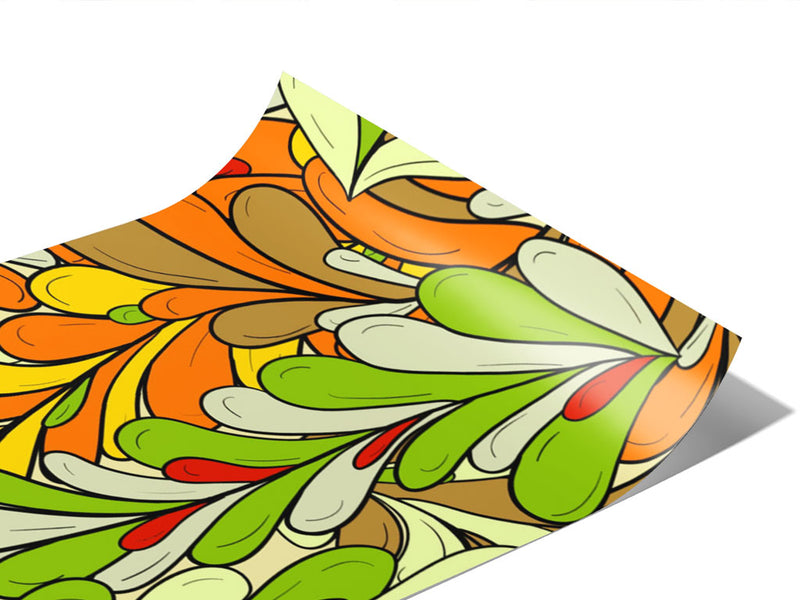 Briar Moss Floral Vinyl Wraps~Rwraps Series 914 Digitally Printed Vinyl Wrap~0
