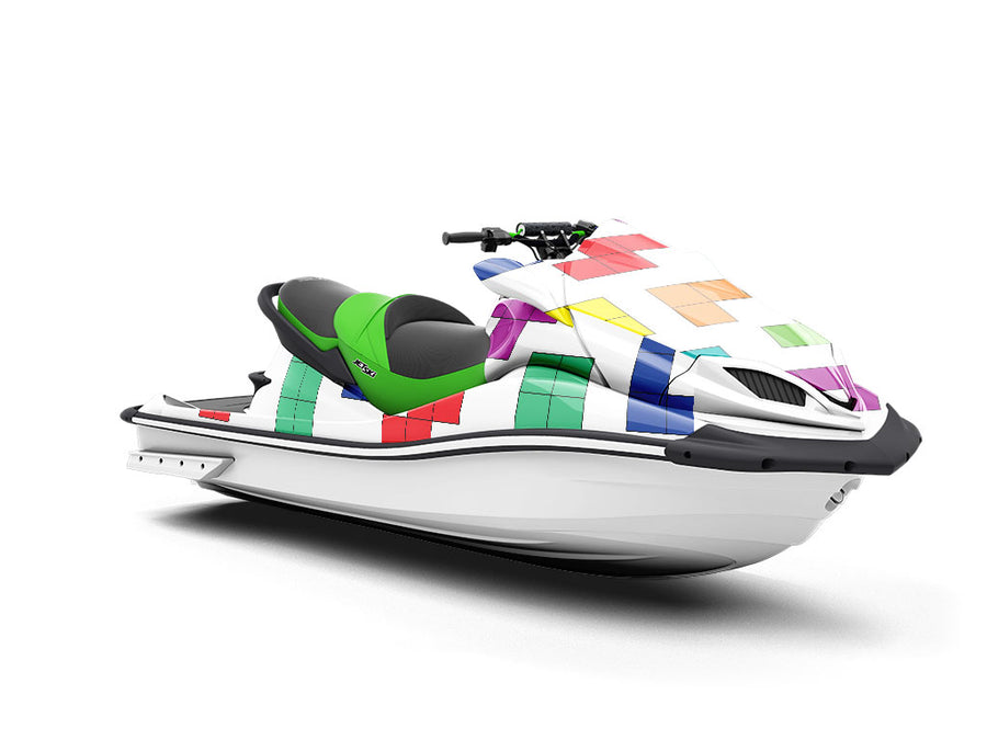 Brick Build Toy Room Jet Ski Vinyl Customized Wrap