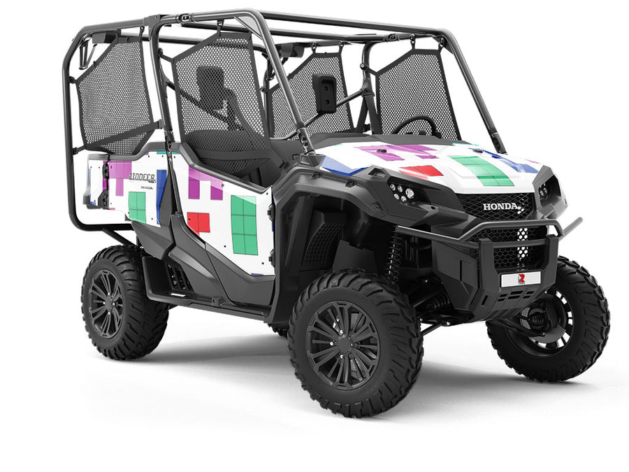 Brick Build Toy Room Utility Vehicle Vinyl Wrap