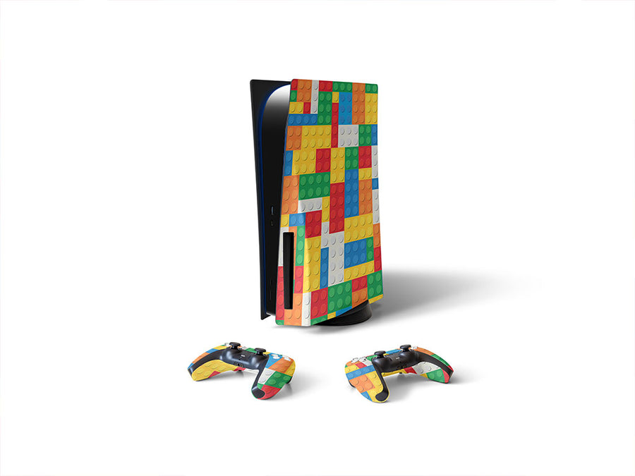 brick layer toy room Sony PS5 DIY Skin