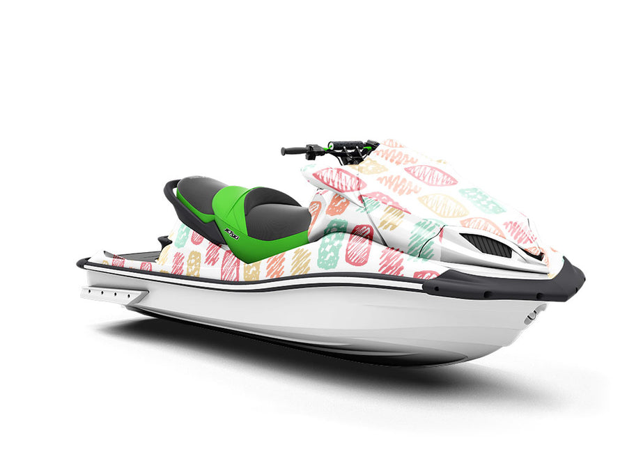 Brick Wall Abstract Jet Ski Vinyl Customized Wrap