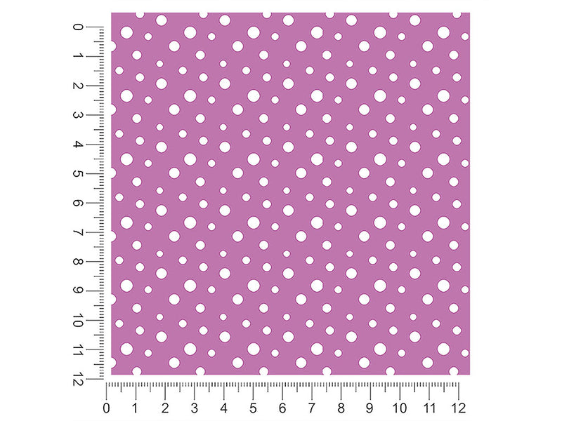 bright lilac polka dot 1ft x 1ft Craft Sheets