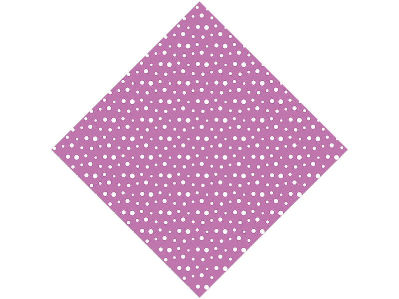 Bright Lilac Polka Dot Vinyl Wrap Pattern
