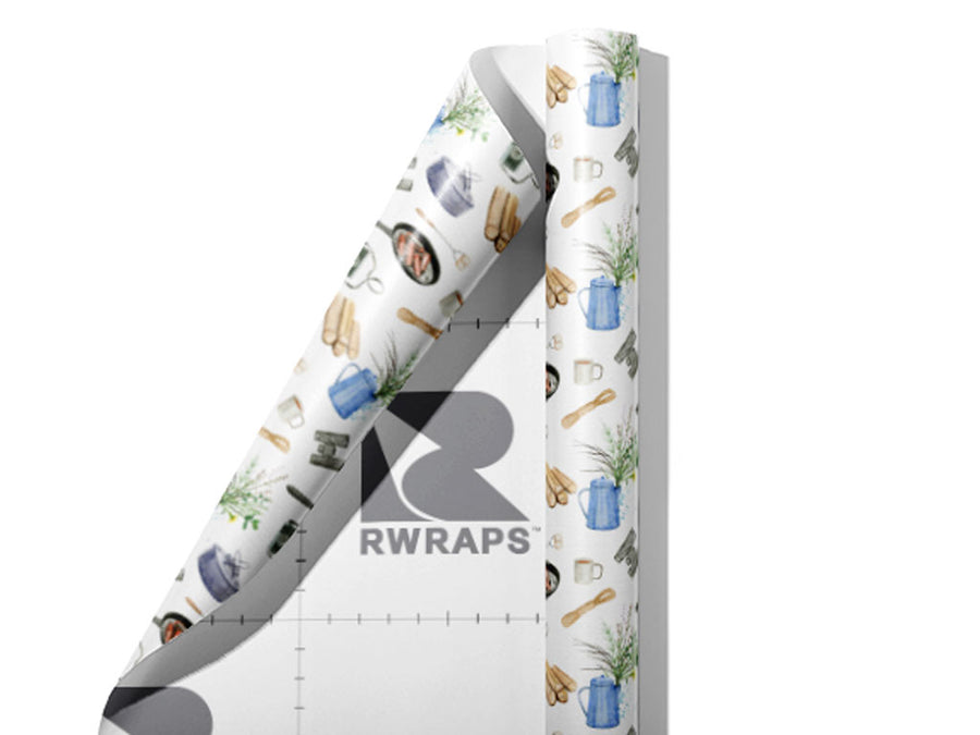 Bright Morning Camping Wrap Film Sheets~Rwraps Series 914 Bright Morning Camping Scrolled Sheet~3