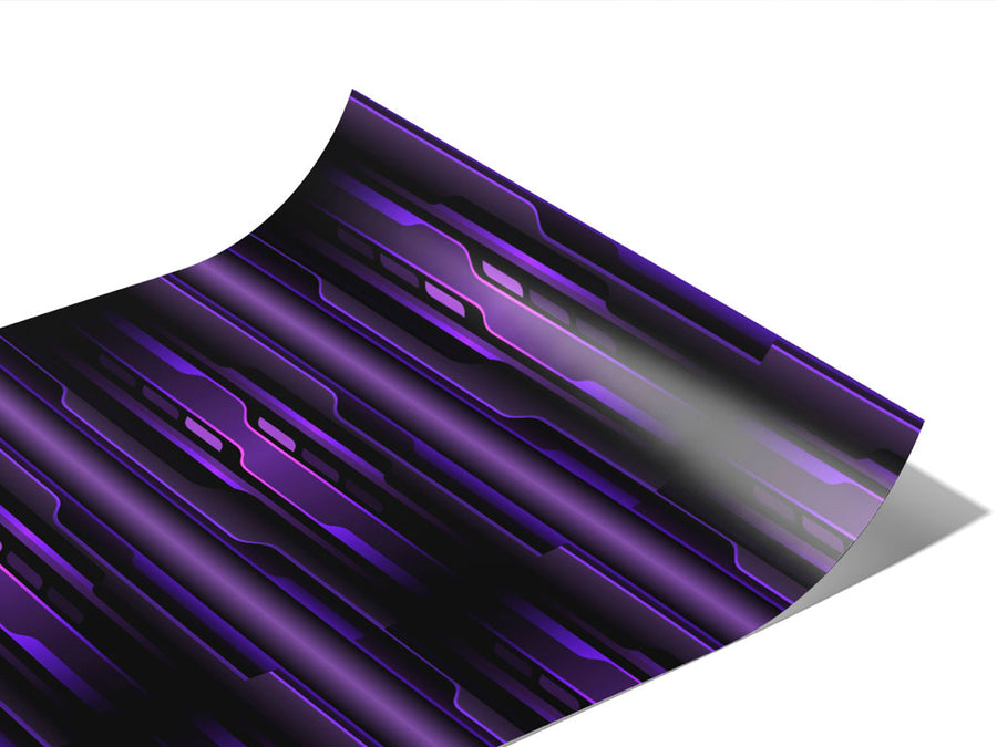 Bright Purple Technology Vinyl Wraps~Rwraps Series 914 Digitally Printed Vinyl Wrap~1