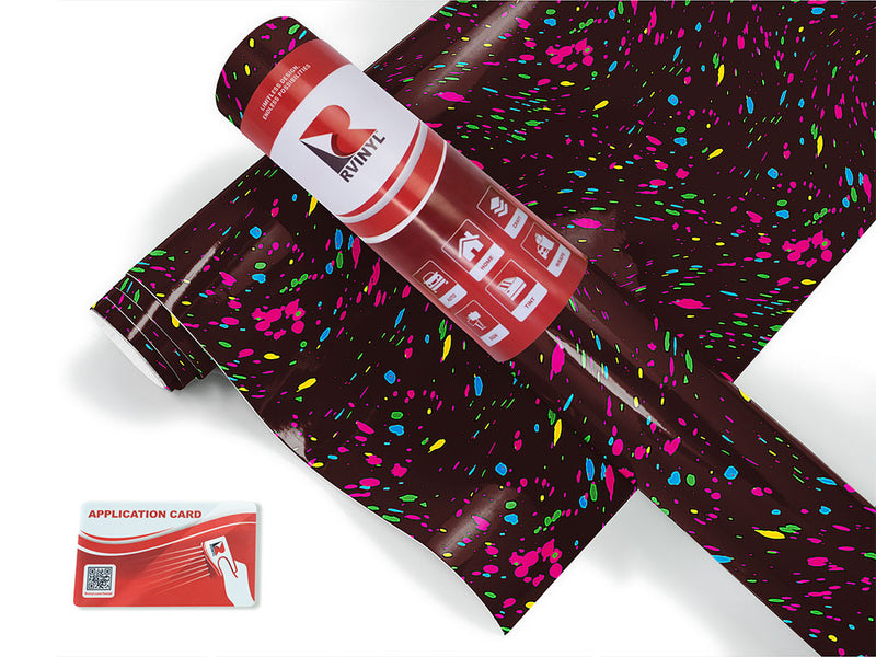 bright star paint splatter Craft Vinyl Roll
