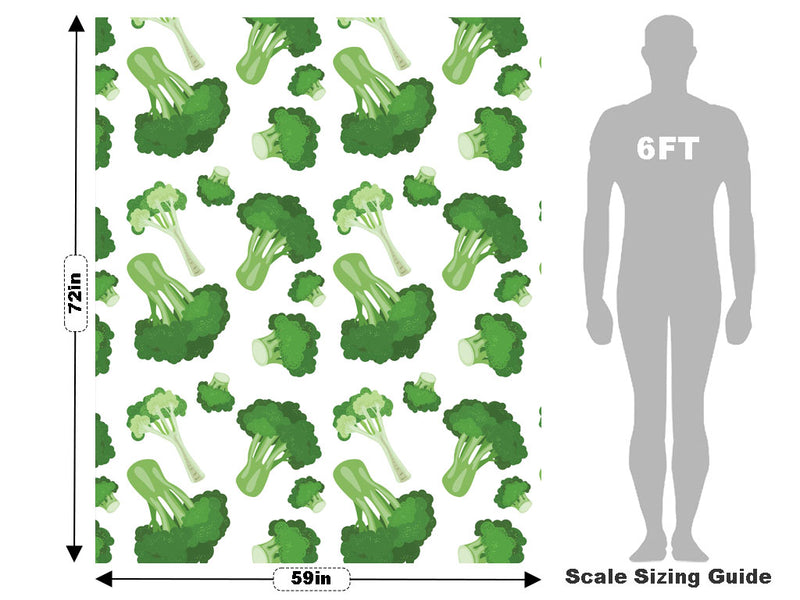 Broccolini Bonanza Vegetable Vehicle Wrap Scale~Rwraps Series 914 Broccolini Bonanza Vegetable Measurements~1