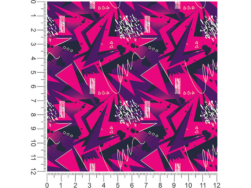 broken crown abstract geometric 1ft x 1ft Craft Sheets