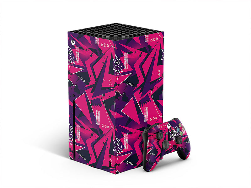 broken crown abstract geometric XBOX DIY Decal