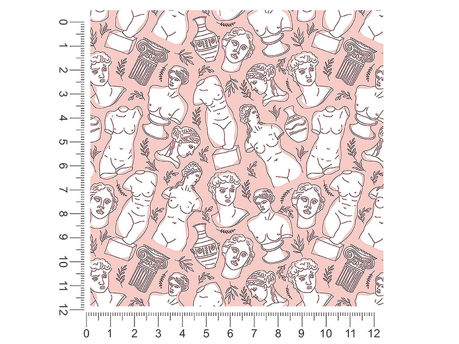 broken hearts greco roman 1ft x 1ft Craft Sheets
