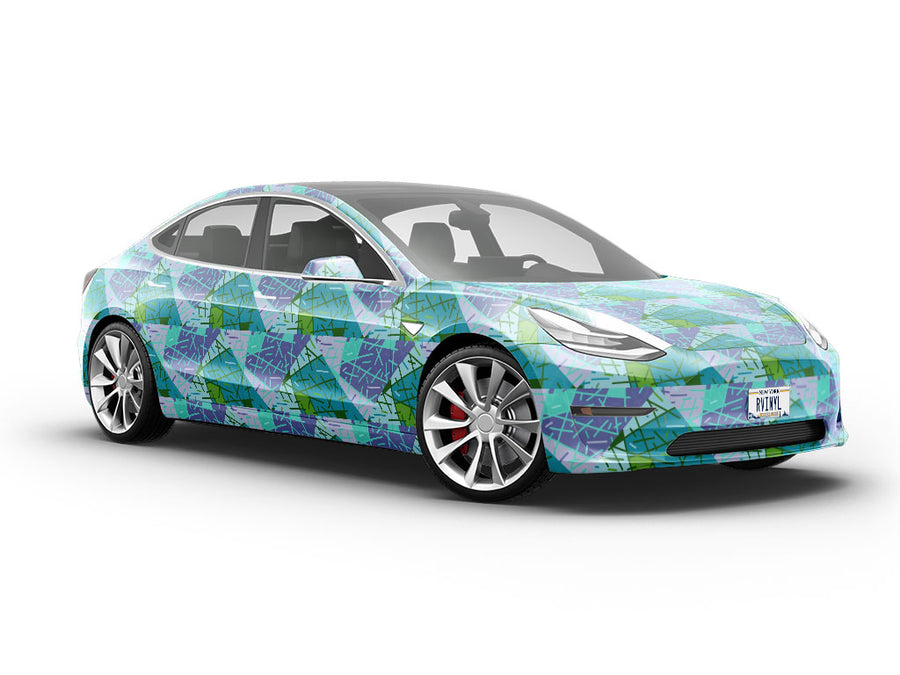 Broken Skies Art Deco Vehicle Vinyl Wrap