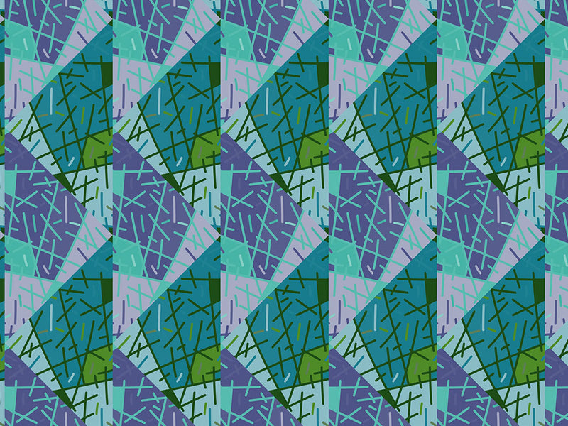 Broken Skies Art Deco Vinyl Wrap Pattern~Rwraps Series 914 Digitally Printed Vinyl Wrap~0