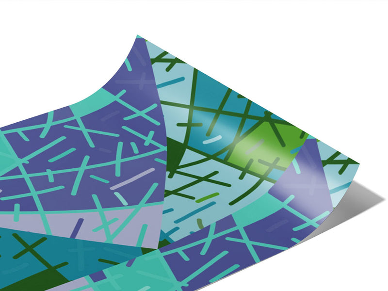 Broken Skies Art Deco Vinyl Wraps~Rwraps Series 914 Digitally Printed Vinyl Wrap~0