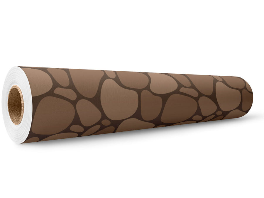 Brown Cobblestone Wrap Film Wholesale Roll~Rwraps Series 914 Digitally Printed Vinyl Roll~5