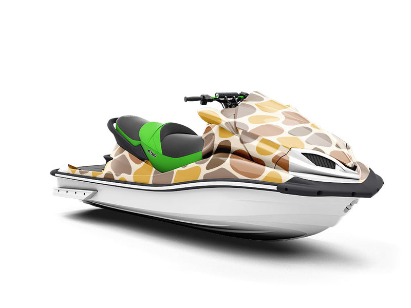 Brown Cobblestone Jet Ski Vinyl Customized Wrap