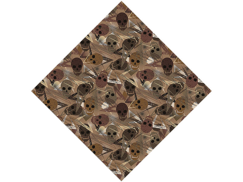 Brown Decomposition Halloween Vinyl Wrap Pattern