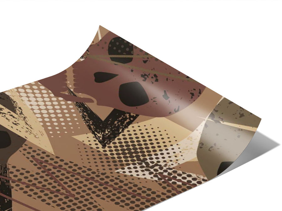 Brown Decomposition Halloween Vinyl Wraps~Rwraps Series 914 Digitally Printed Vinyl Wrap~0