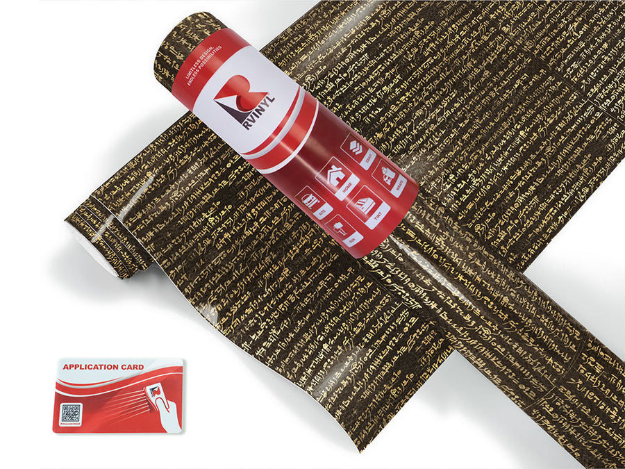 brown rosetta egyptian Craft Vinyl Roll