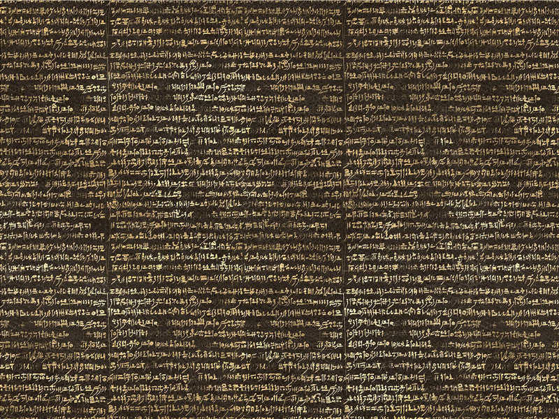 Brown Rosetta Egyptian Vinyl Wrap Pattern~Rwraps Series 914 Digitally Printed Vinyl Wrap~0