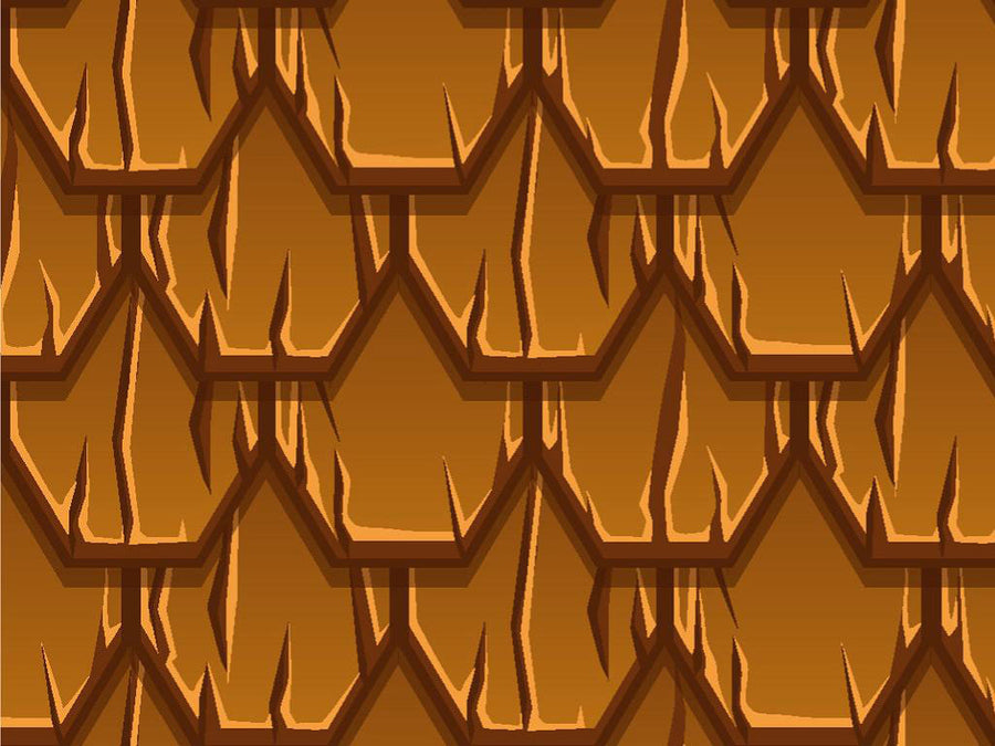Brown Scaled Tile Vinyl Wrap Pattern~Rwraps Series 914 Digitally Printed Vinyl Wrap~0