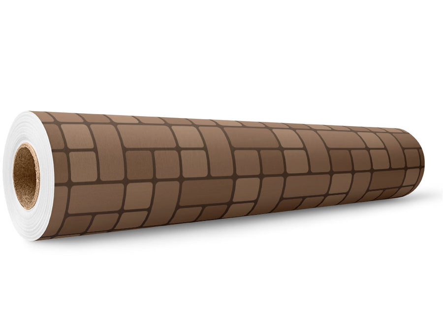 Brown Brick Wrap Film Wholesale Roll~Rwraps Series 914 Digitally Printed Vinyl Roll~5
