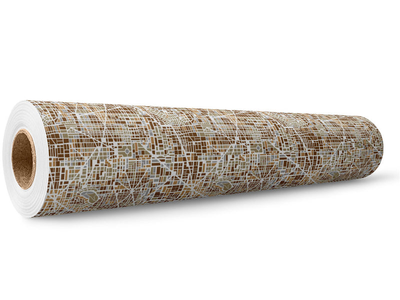 Brown Streets Cityscape Wrap Film Wholesale Roll~Rwraps Series 914 Digitally Printed Vinyl Roll~5