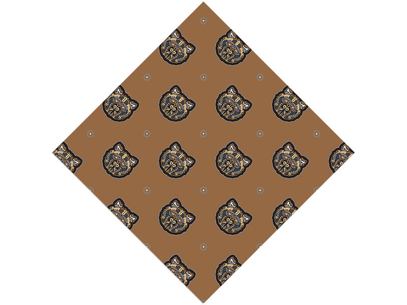 Brown Vengeance Animal Vinyl Wrap Pattern