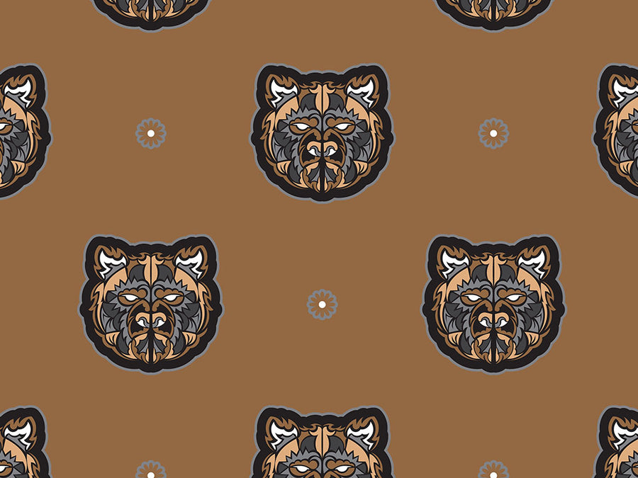 Brown Vengeance Animal Vinyl Wrap Pattern~Rwraps Series 914 Digitally Printed Vinyl Wrap~0