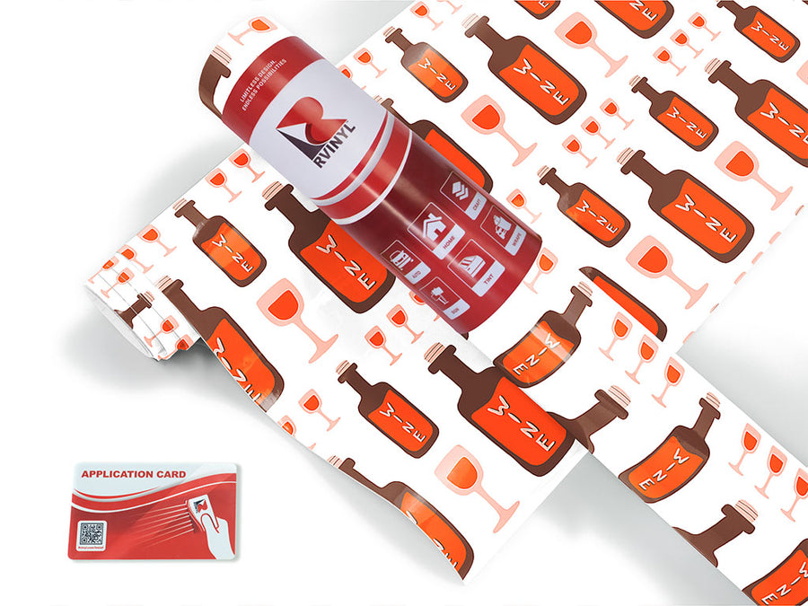 brunch time alcohol Craft Vinyl Roll