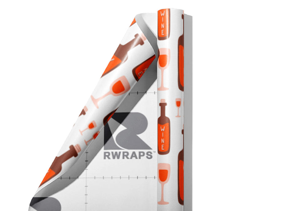 Brunch Time Alcohol Wrap Film Sheets~Rwraps Series 914 Brunch Time Alcohol Scrolled Sheet~3