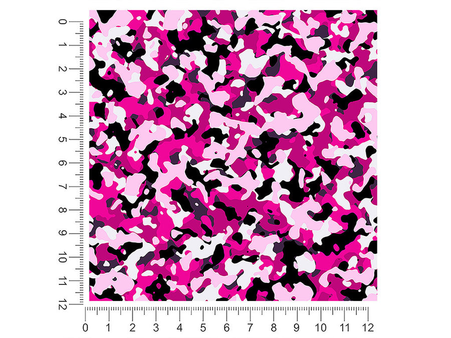 bubble gum camouflage 1ft x 1ft Craft Sheets