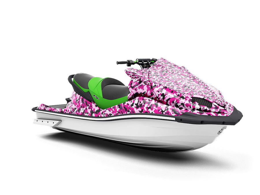Bubble Gum Camouflage Jet Ski Vinyl Customized Wrap