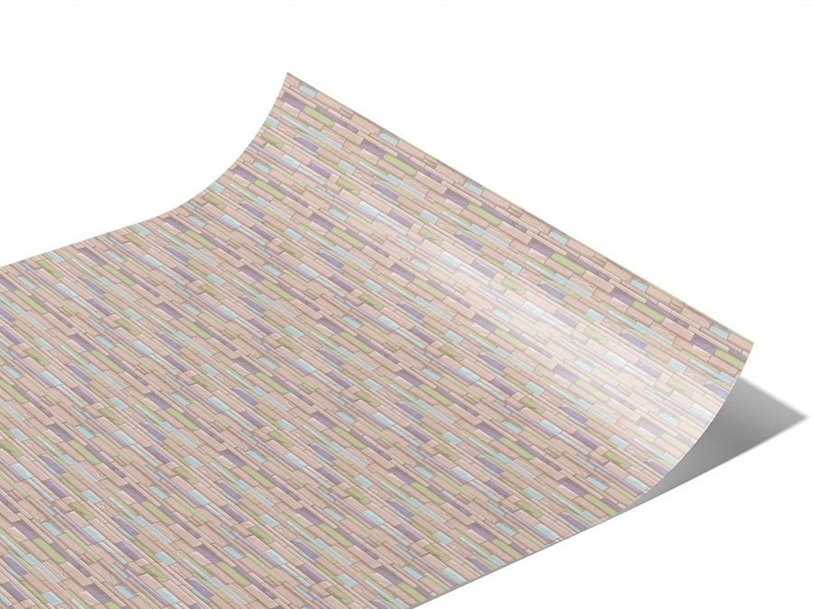 Bubblegum Pink Brick Vinyl Wraps~Rwraps Series 914 Digitally Printed Vinyl Wrap~1